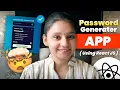 React JS Password Generator App Step-by-Step Tutorial for Beginners
