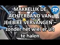 Download Lagu MAKKELIJK DE ACHTERBAND VAN JE EBIKE VERVANGEN - zonder het wiel er helemaal uit te halen