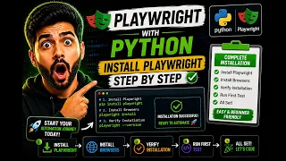 Playwright with Python Install Playwright Step by Step