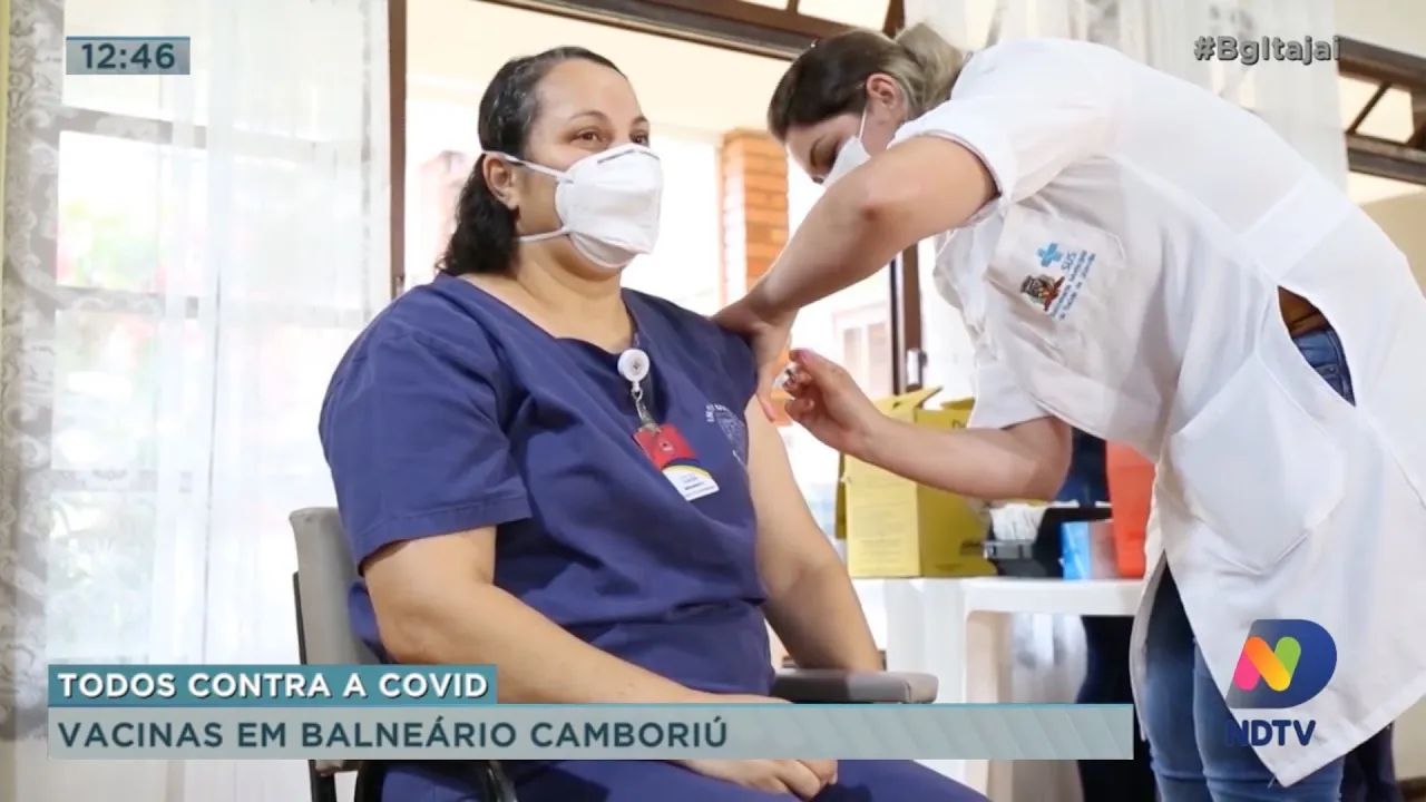 Todos Contra a Covid: Vacinas em Balneário Camboriú