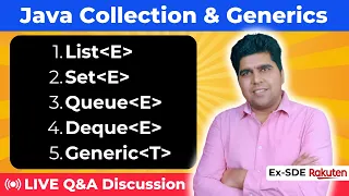 Live Java Collections Generics Full Tutorial with Code Q A