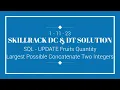 01-11 SKILLRACK DAILY CHALLENGE AND DAILY TEST SOLUTION C java python