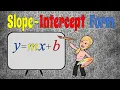 How to Write an Equation of a Line in Slope-Intercept Form HS A CED A 2