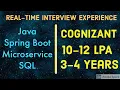 COGNIZANT INTERVIEW QUESTIONS AND ANSWERS FOR EXPERIENCED COGNIZANT REALTIME INTERVIEW QUESTIONS