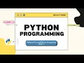 E3 - Python CLI and Basic Programs Part 1 Techinet Ngoprek Time Bahasa Indonesia