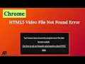Chrome Fix HTML5 File Not Found Error 2026 Guide