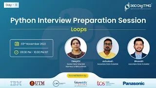 Python Interview Preparation Session Loops Day 11