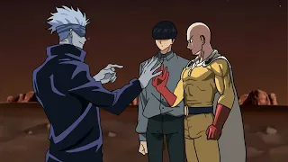 If Saitama Met Gojo JUJUTSU KAISEN And Mashle MAGIC MUSCLES Fan Animation  If Saitama Met Gojo JUJUTSU KAISEN And Mashle MAGIC MUSCLES Fan Animation