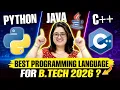 Best Programming Language for B Tech Freshers Python Java C or JavaScript