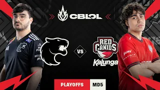 FURIA (FUR) x (RED) RED Canids Kalunga | CBLOL 2026 2ª Etapa | Playoffs - Dia 2 (Md5)