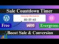 How to Add Offer Countdown Timer In WordPress Free