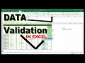 How to Validate Data in Excel ERROR FREE DATA Detail Beginners Tutorial in Hindi