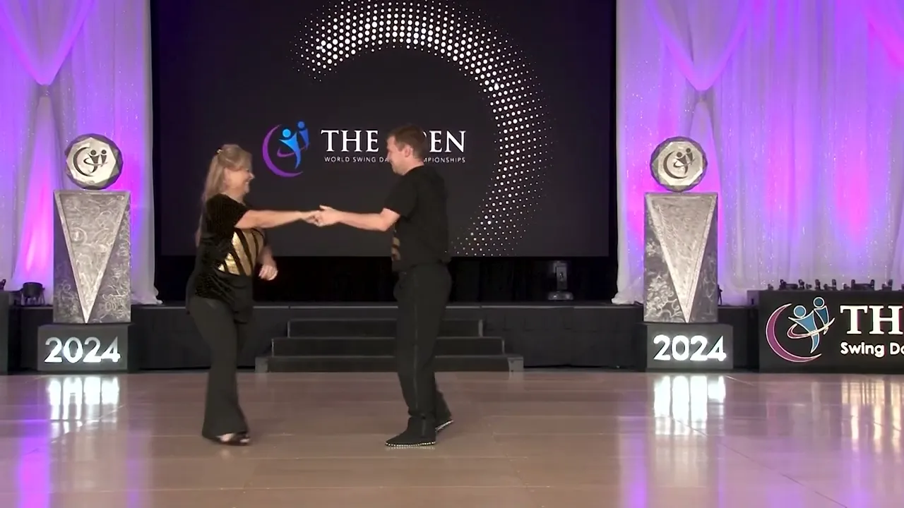 Stephen Barnes and Debbie Ramsey-Boz - 5th Place Pro-Am Sophisticated - Leader - The Open 2024