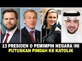 Download Lagu Rakyat gempar, 13 Presiden \u0026 Pemimpin Negara putuskan PINDAH AGAMA KATOLIK 2025‼️No. 6 mualaf