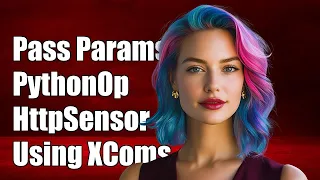 How to pass parameters from PythonOperator to HttpSensor via XComs in Airflow