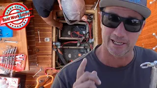 Preparing our boat for a new electrical system | Episode 24 | Sailing Catalpa