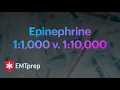 Epinephrine 1 1 000 v 1 10 000