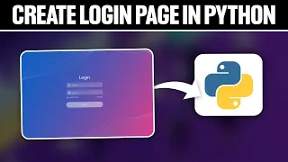 How To Create Login Page in Python For Beginners Full Tutorial