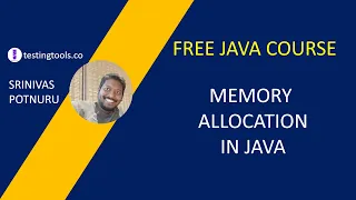 07 - Memory allocation in java for regular and static data members