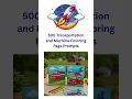 500 Transportation and Machine Coloring Page Prompts