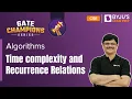 GATE 2023 Computer Science CSE Algorithm Time Complexity and Recurrence Relations BYJU S GATE