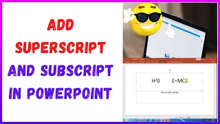 How to Add Superscript And Subscript In Powerpoint