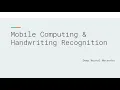 Handwriting Recognition Machine Learning and Deep Neural Networks