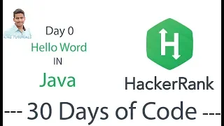 Hello World in Hacker Rank in JAVA Language 30 Days of Code Solution With Explanation