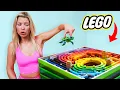 I Built a LEGO Maze for my Turtle to Escape