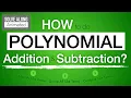 How to do POLYNOMIAL Addition and Subtraction Animated Worksheet Reviewer Step-by-step Solutions