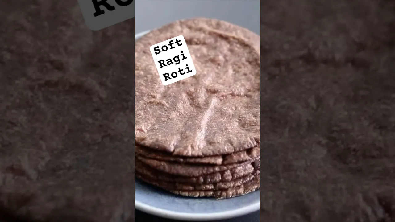 Soft Ragi Roti (no wheat) - Finger Millet Recipes For Weight Loss #weightloss