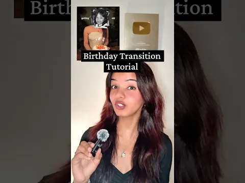 New Instagram Birthday Transition Tutorial🎂✨ Easy Birthday Transition #transition #trending #viral