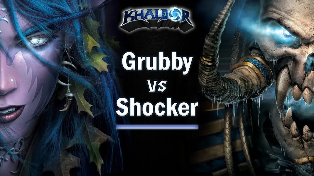 ► WarCraft 3 - Grubby (NE) vs. Shocker (UD) - Nightelf vs. Undead
