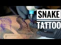 Snake Tattoo Time lapse