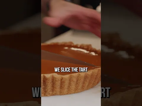How Chefs Slice Tarts