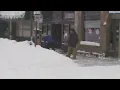 Downtown Flagstaff deserted as historic storm hits Arizona