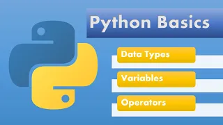 Python basics for beginners - 01 Data types Variables Operators