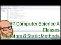 Computer Science AP - Classes