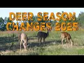 Deer Season Changes 2025