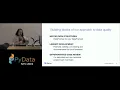 Jacqueline Gutman Simplified Data Quality Monitoring of Dynamic Longitudinal PyData NYC 2019