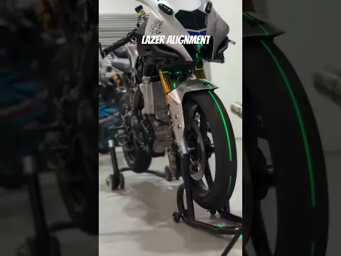 Lazer alignment y15 to r15m wheels #motodeck #motovlog #motorcycle