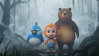 halu the monkey explores the mysterious swamp monkey