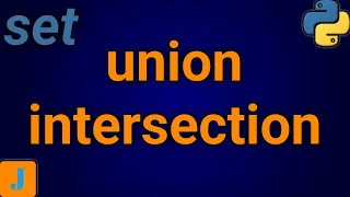 Python Set Union and Intersection