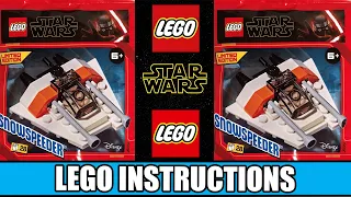 LEGO Instructions | Star Wars Magazine | 912055 | Snowspeeder