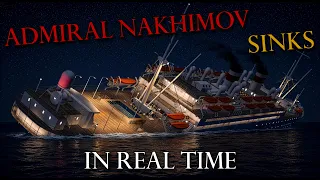 Admiral Nakhimov Sinks in REAL TIME | 40th Anniversery Animation
