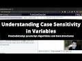 Understanding Case Sensitivity in Variables Basic JavaScript freeCodeCamp tutorial