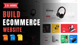 Building a Responsive Ecommerce Website Template Using HTML CSS JavaScript Ecommerce Template