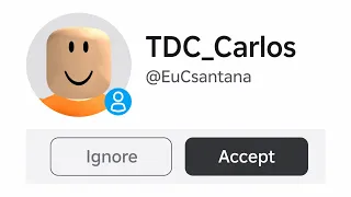 ACEITANDOS TODOS PEDIDOS DE AMIZADE NA ROBLOX..