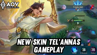 Download AOV : NEW SKIN TEL'ANNAS GAMEPLAY - ARENA OF VALOR MP3