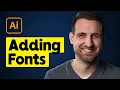 How to Add Fonts in Illustrator
